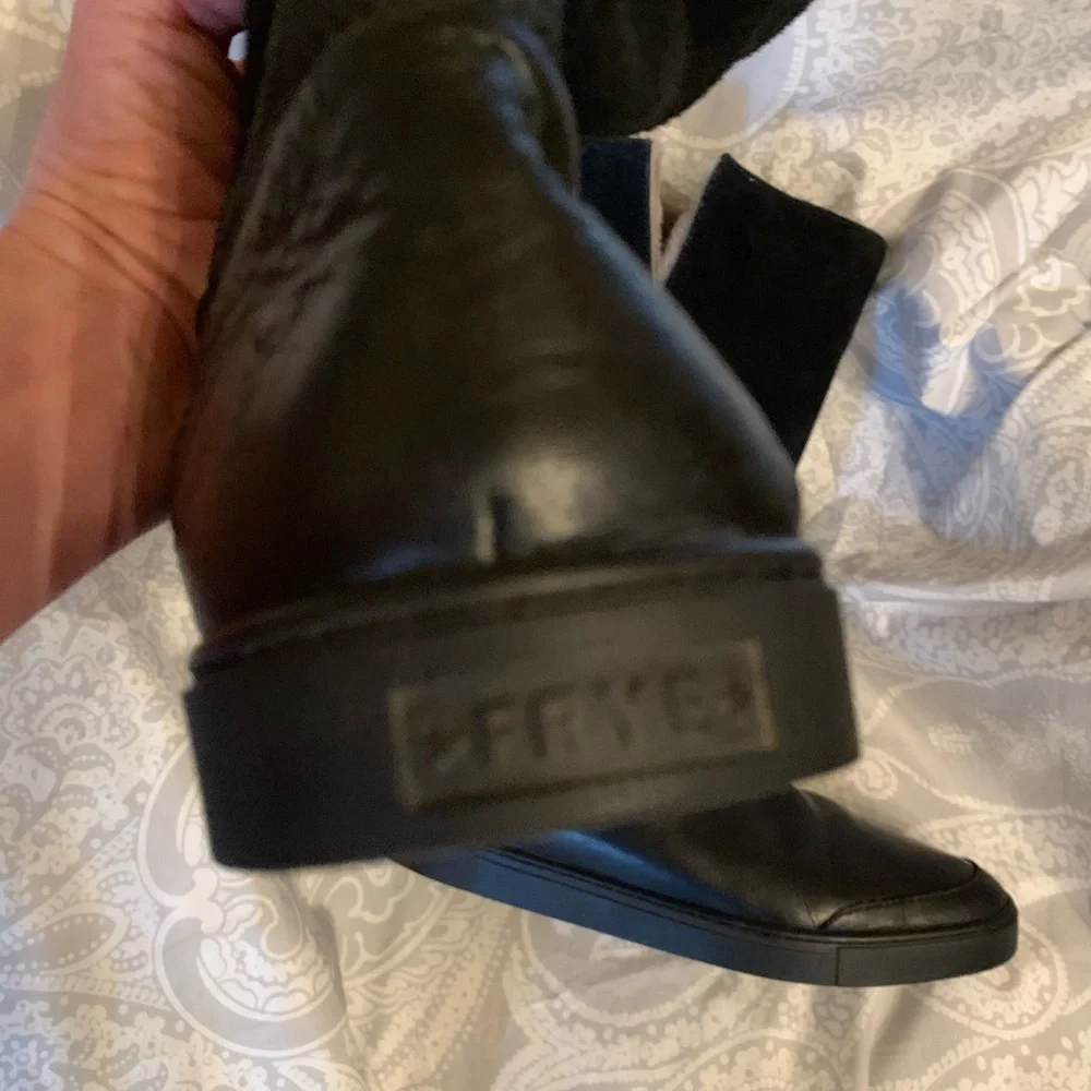 Frye Leather Suede Fully Fur Lined